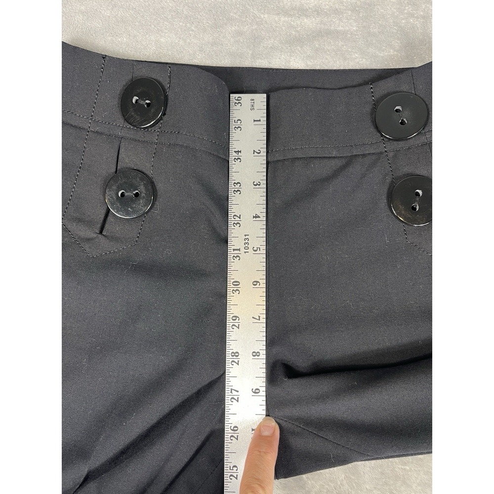 Sailor Pants SHARAGANO Womens Size 4 Black Wide Leg Career Dressy/Casual - Picture 8 of 12